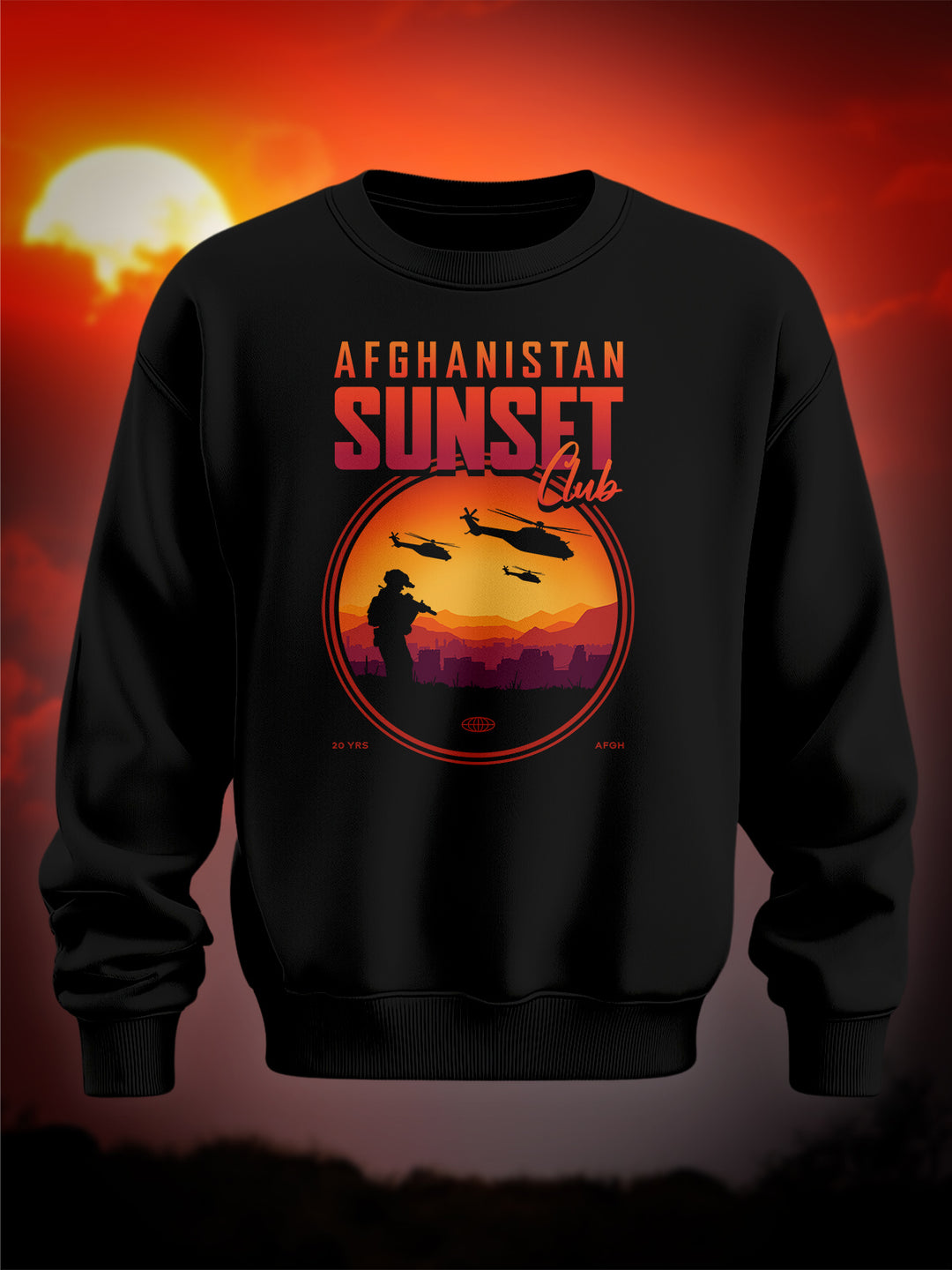 "AFG Sunset Club" Premium Sweatshirt