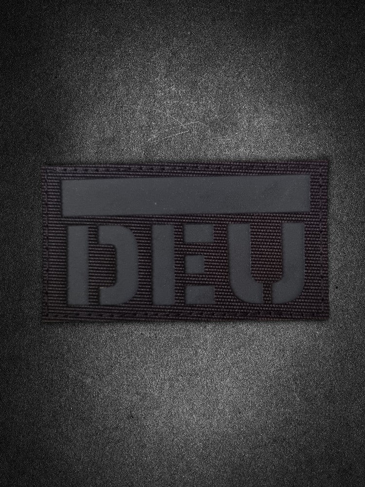 "DEU" Lasercut Patch