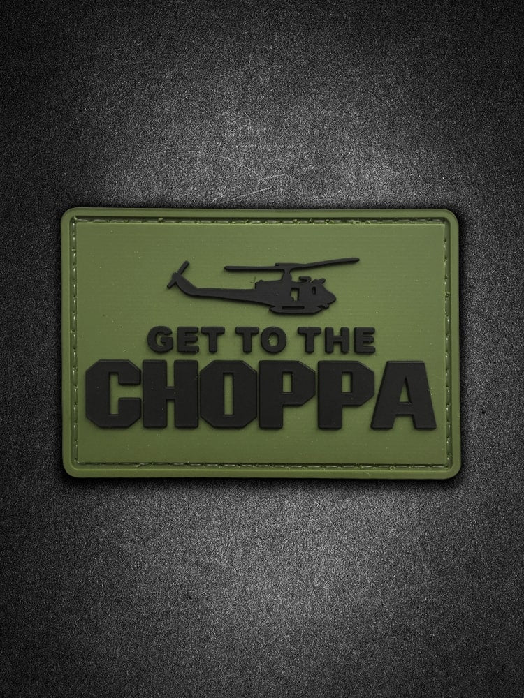 "Get to the Choppa" PVC Patch