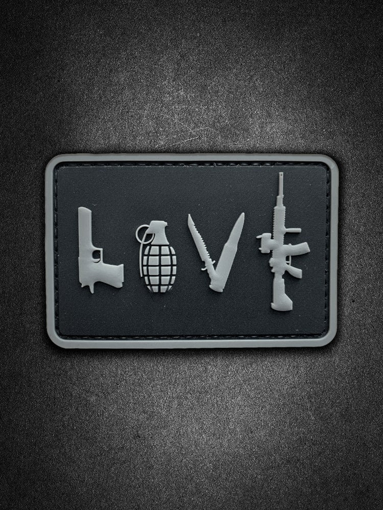 "Love" PVC Patch