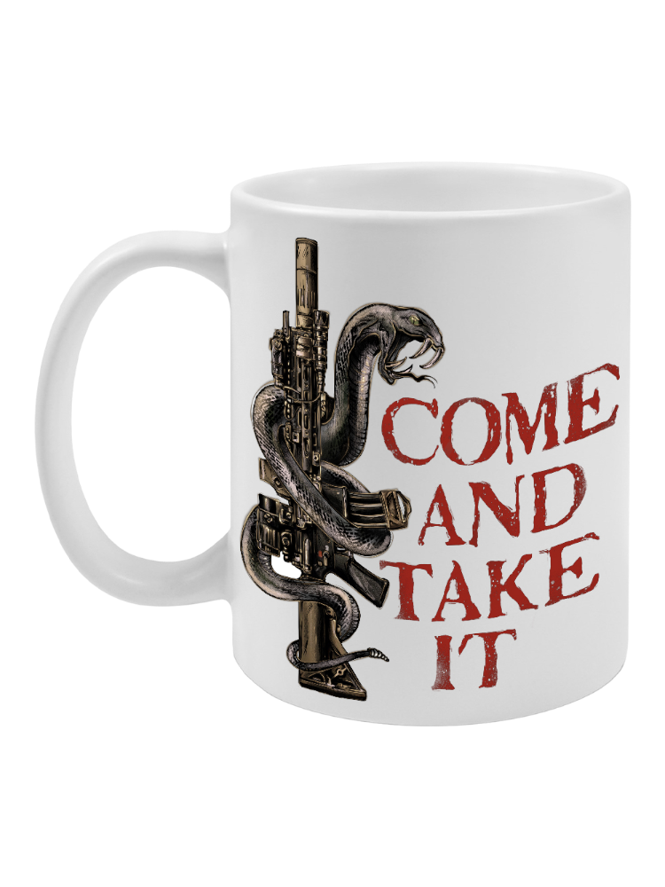 "Molon labe" Tasse weiss