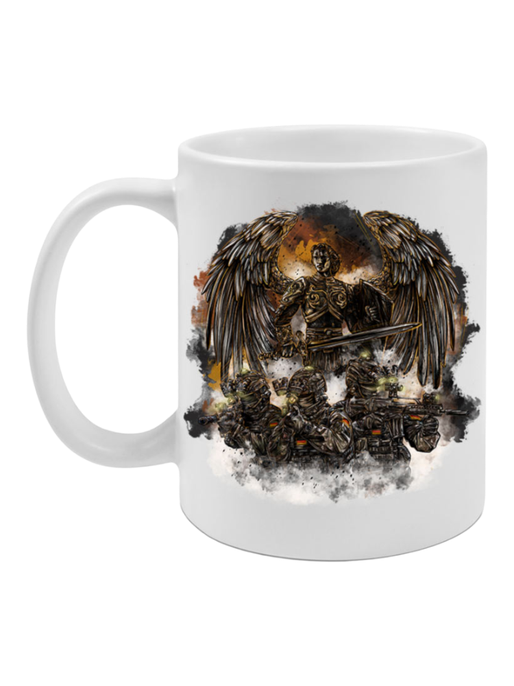 "St. Michael" Tasse Weiß