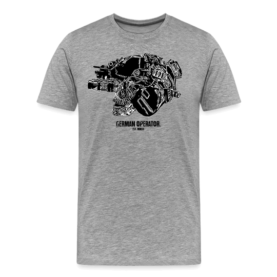 "German Operator Skull" Premium Shirt