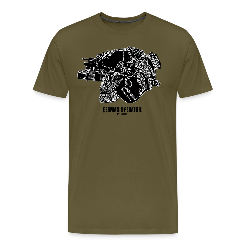 "German Operator Skull" Premium Shirt