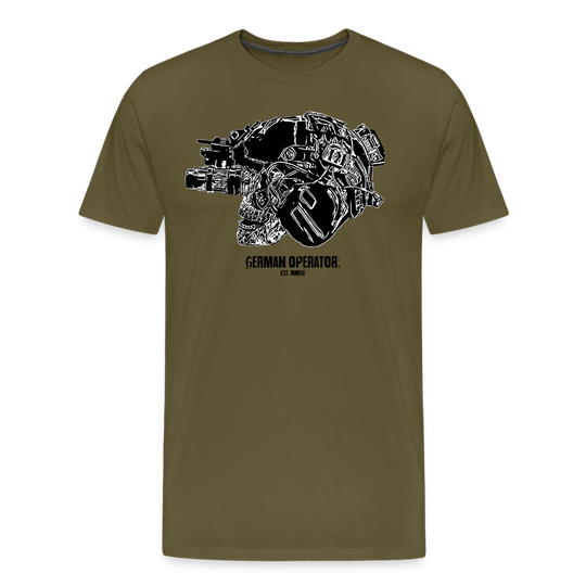 "German Operator Skull" Premium Shirt