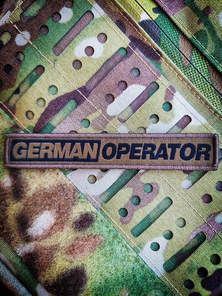 "German Operator" Woven Patch