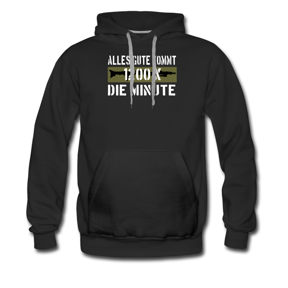 "Alles Gute kommt" Hoodie - Schwarz