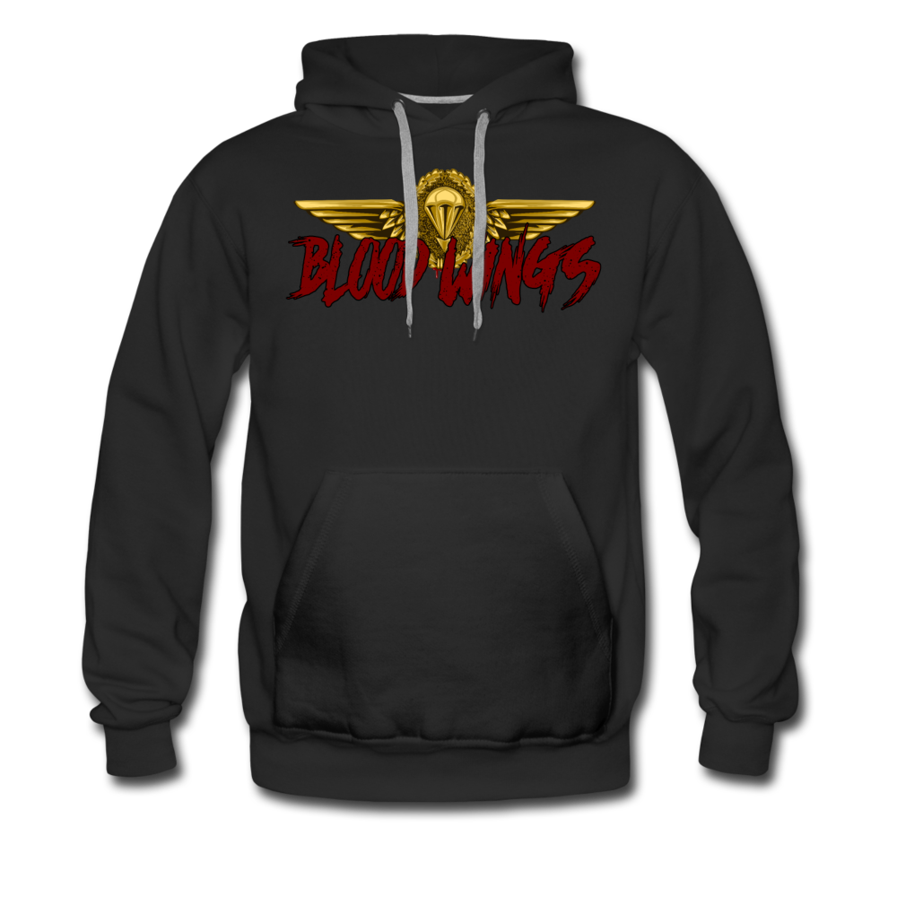 "Blood Wings" Premium Hoodie - Schwarz