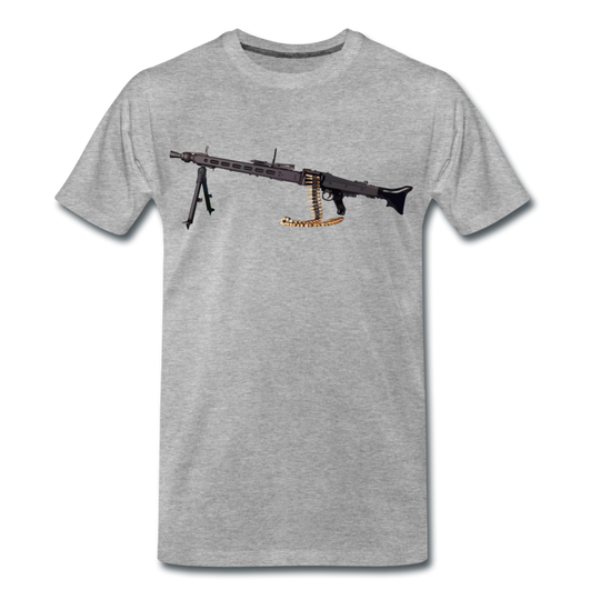 "MG3" Premium Shirt - Grau meliert