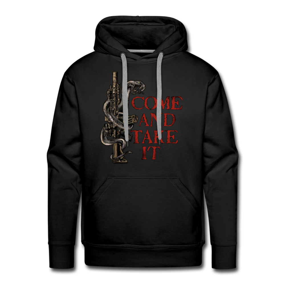 "Molon labe" Premium Hoodie - Schwarz