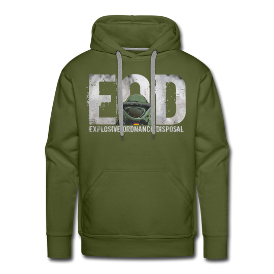 "EOD" Premium Hoodie - Olivgrün