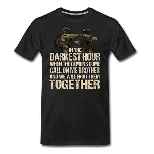 "Darkest Hour" Premium Shirt - Schwarz