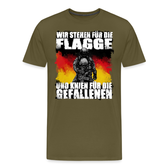 "Wir stehen für die Flagge" Premium Shirt